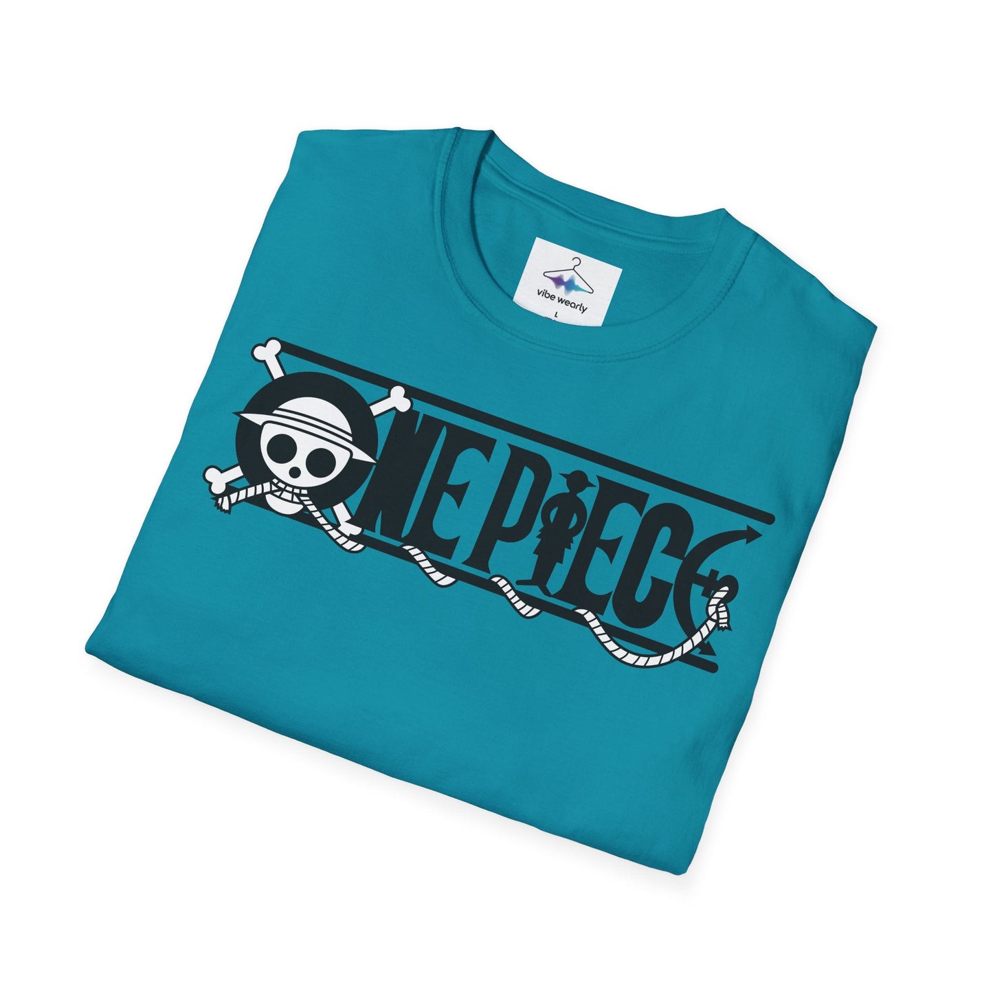One Piece Crew Graphic T-Shirt — Anime Pirate Tee with Straw Hat Logo Printify