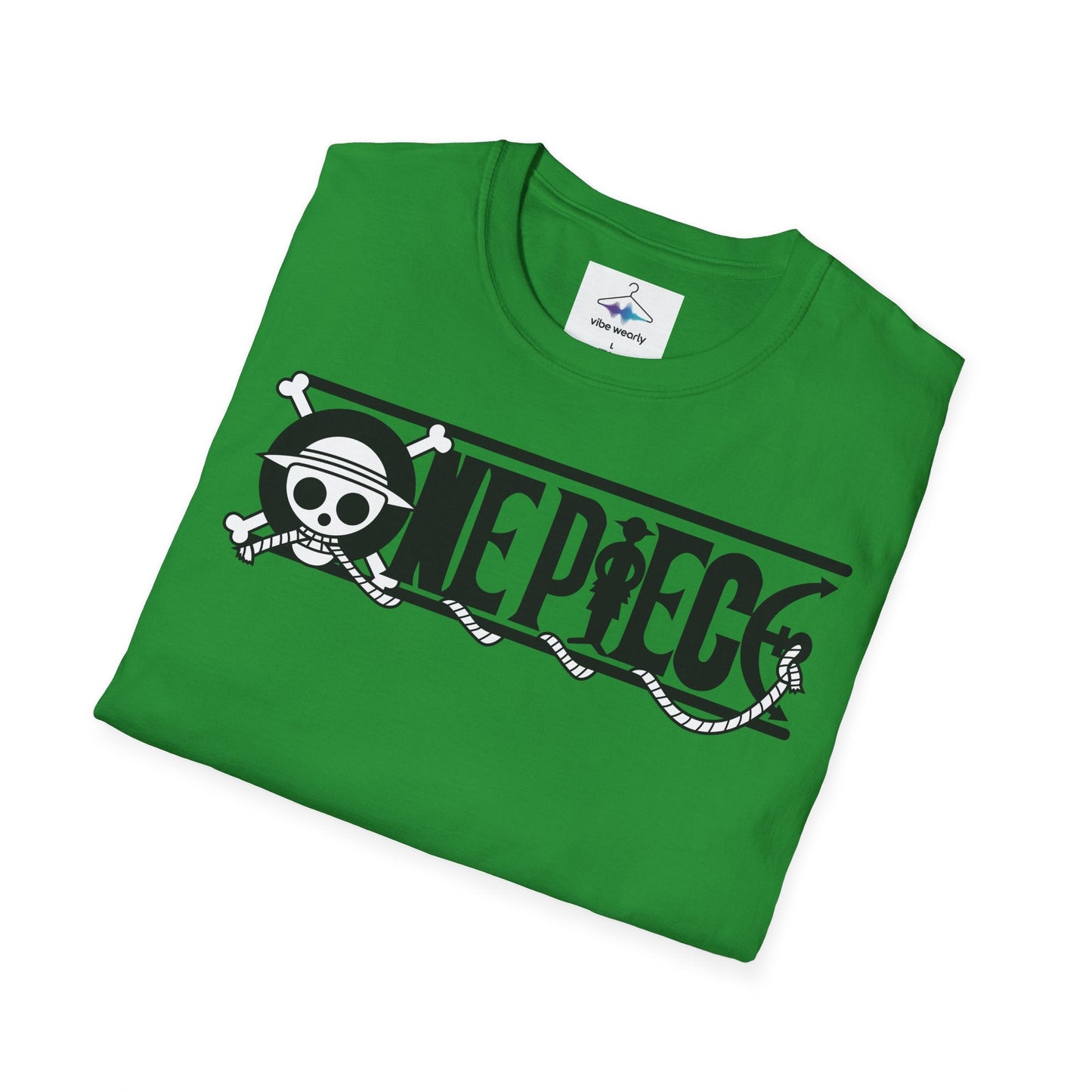 One Piece Crew Graphic T-Shirt — Anime Pirate Tee with Straw Hat Logo Printify