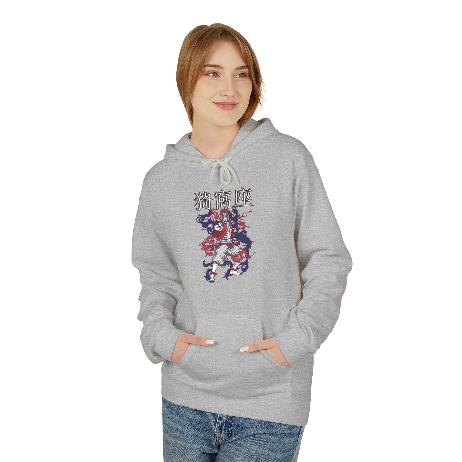 Hoodie - Akaza from Anime Slayer Graphic Design Printify