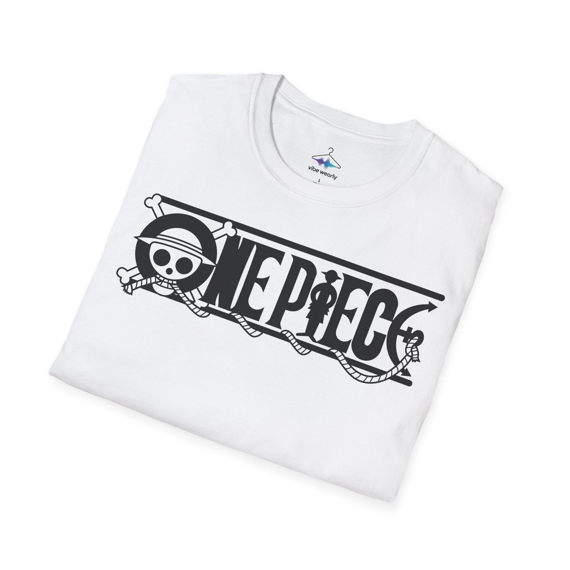 One Piece Crew Graphic T-Shirt — Anime Pirate Tee with Straw Hat Logo Printify