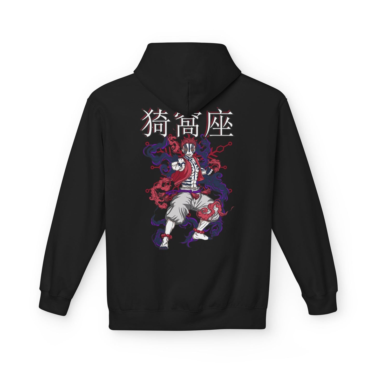 Hoodie - Akaza from Anime Slayer Graphic Design Printify