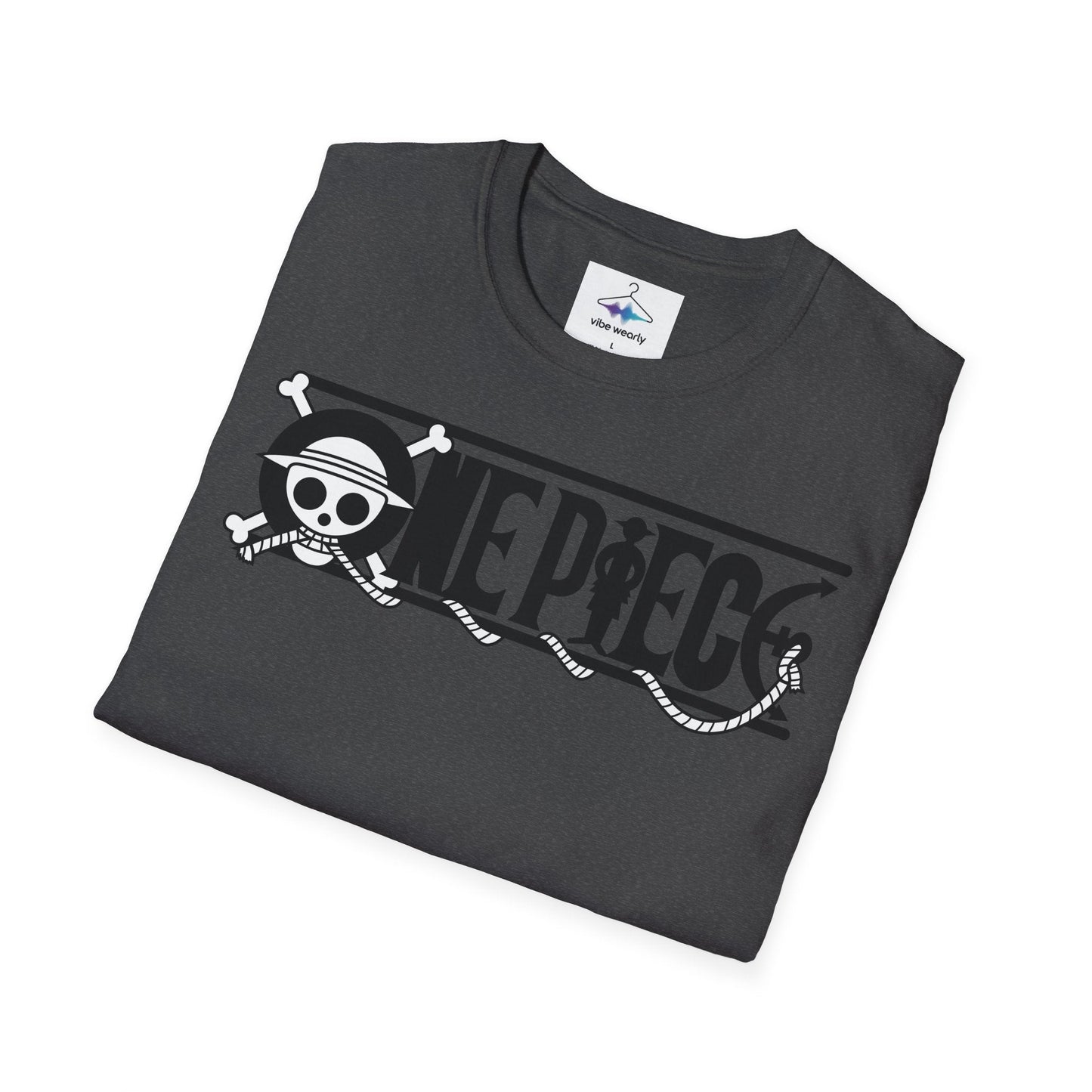 One Piece Crew Graphic T-Shirt — Anime Pirate Tee with Straw Hat Logo Printify