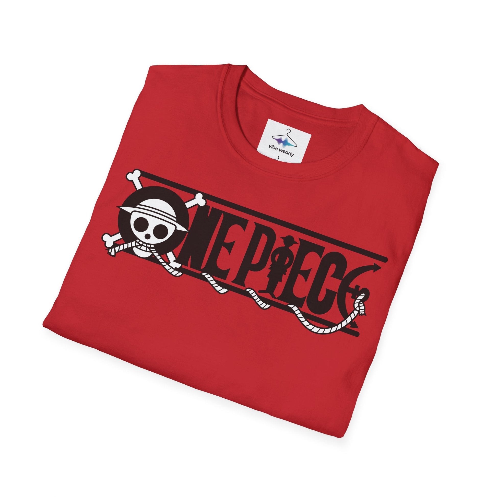 One Piece Crew Graphic T-Shirt — Anime Pirate Tee with Straw Hat Logo Printify