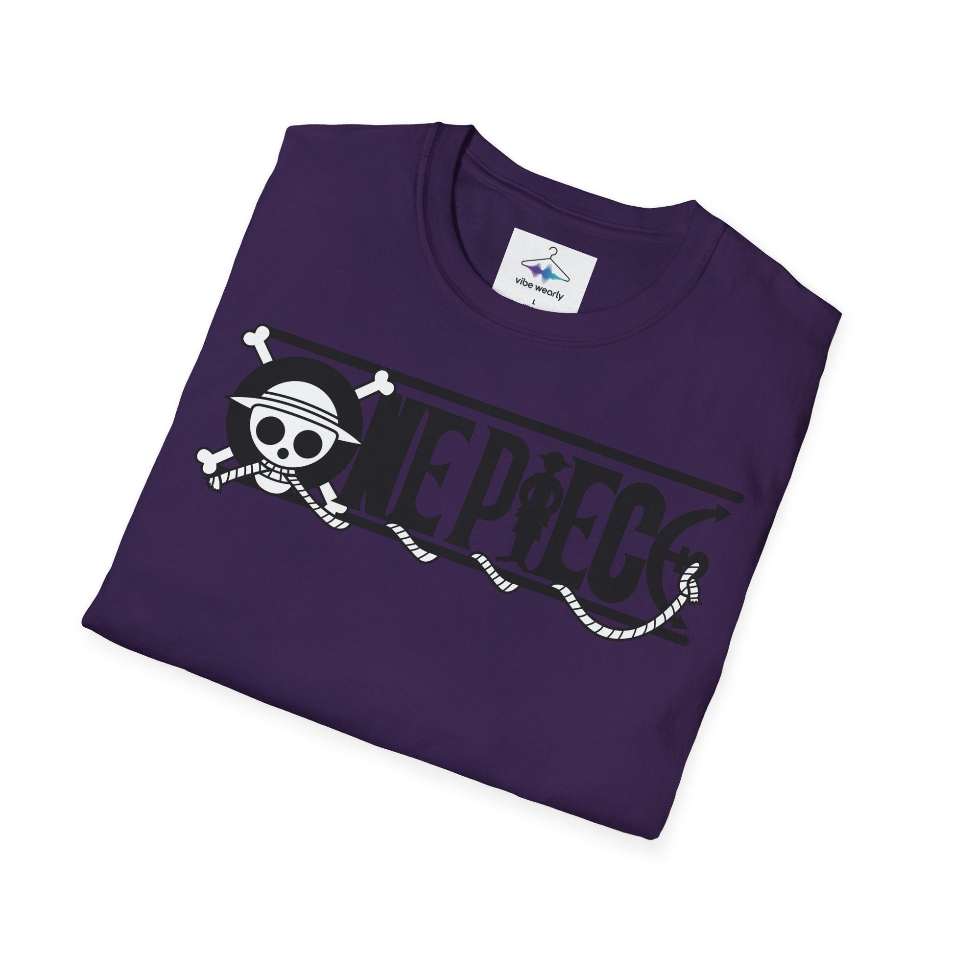 One Piece Crew Graphic T-Shirt — Anime Pirate Tee with Straw Hat Logo Printify