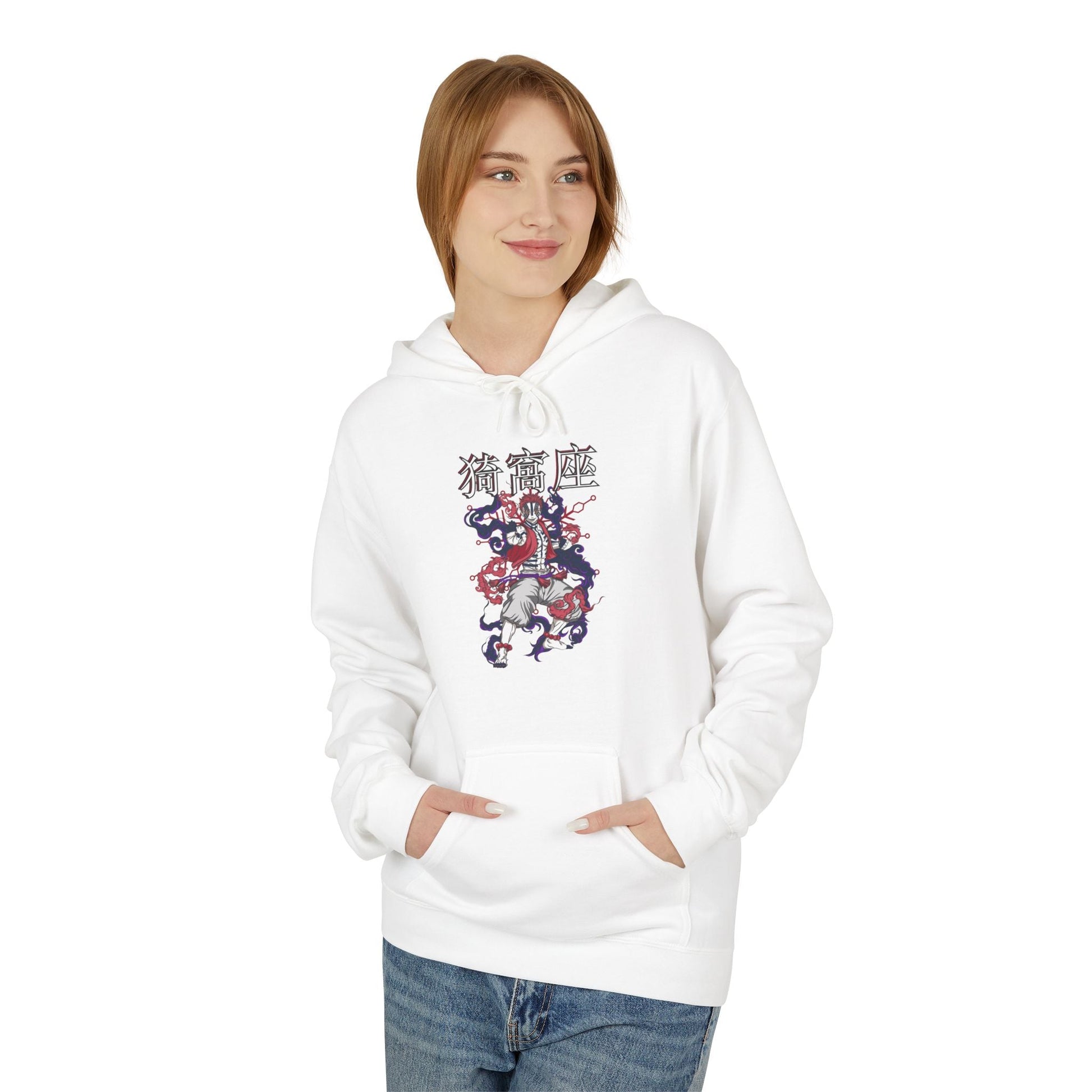 Hoodie - Akaza from Anime Slayer Graphic Design Printify