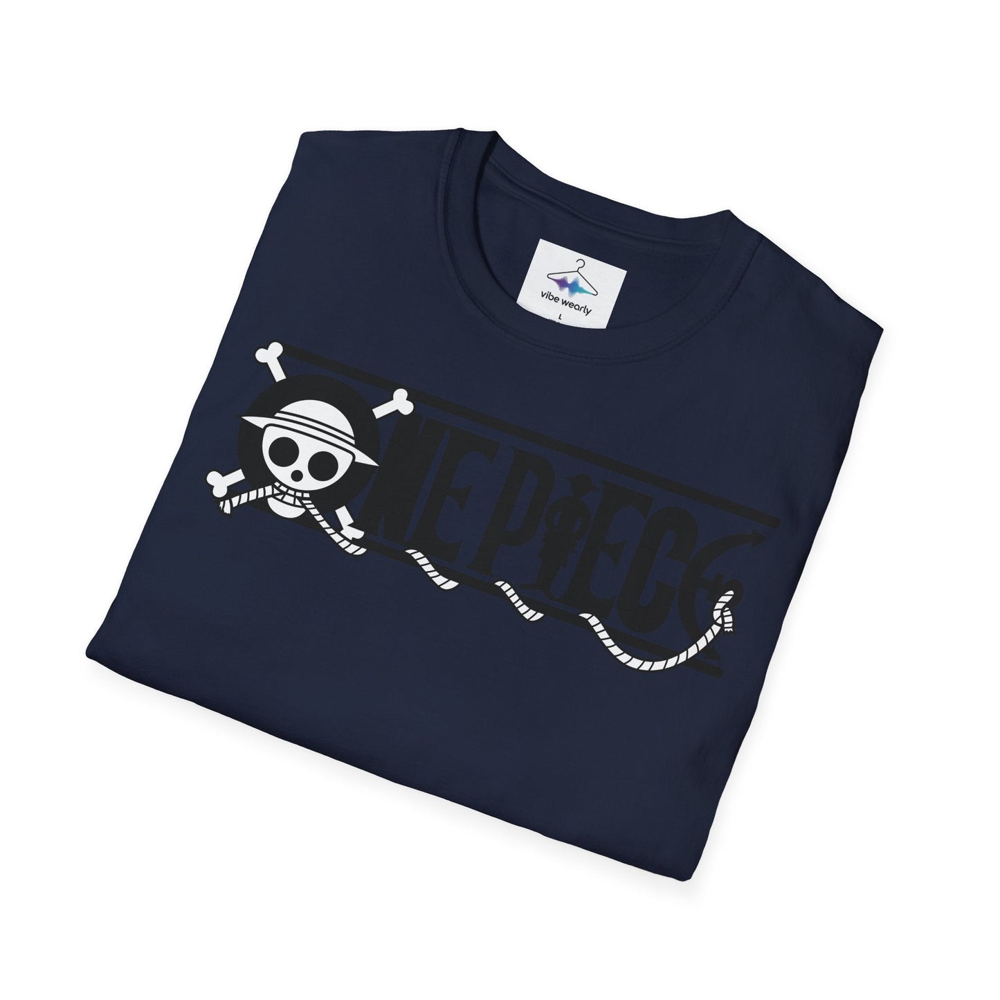 One Piece Crew Graphic T-Shirt — Anime Pirate Tee with Straw Hat Logo Printify