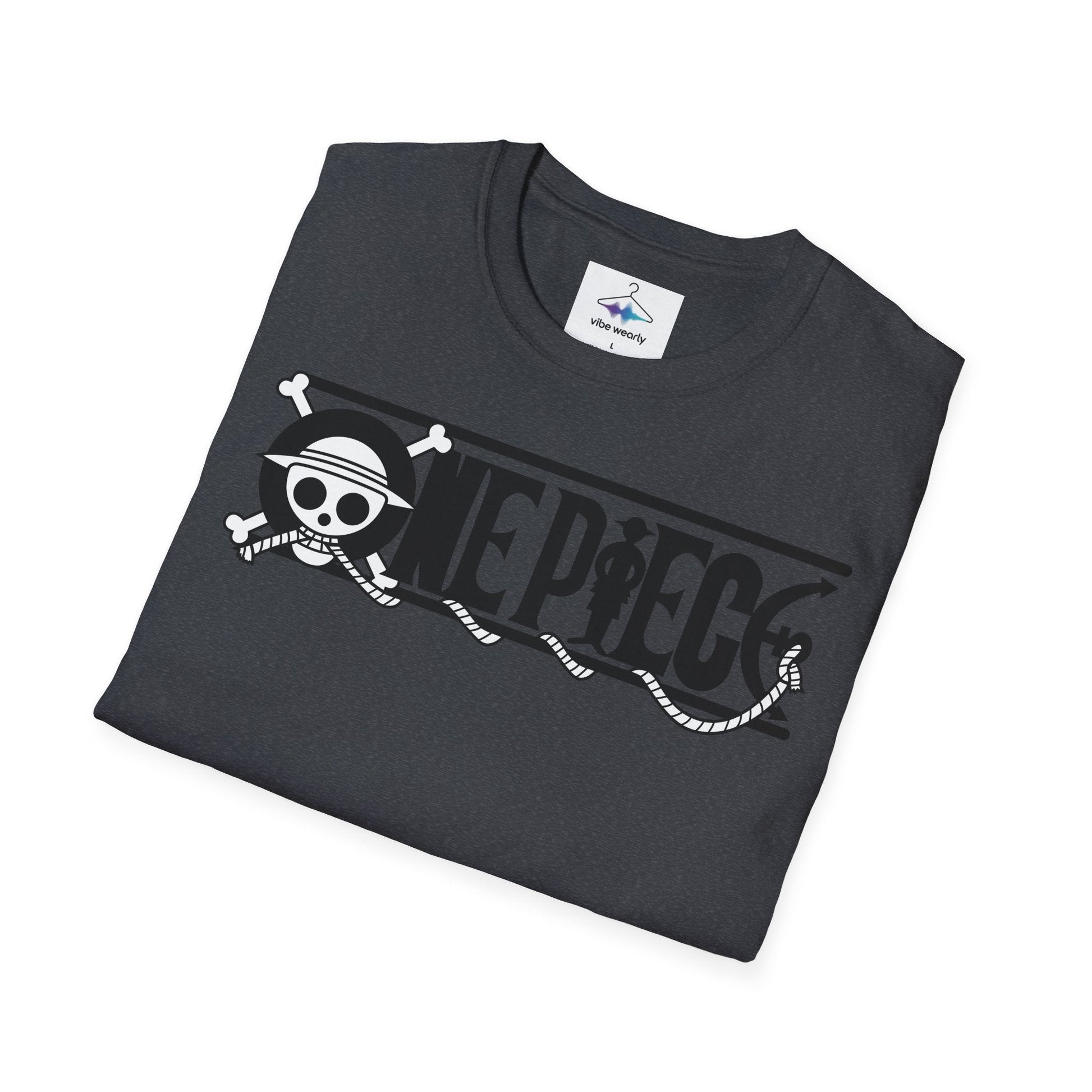 One Piece Crew Graphic T-Shirt — Anime Pirate Tee with Straw Hat Logo Printify