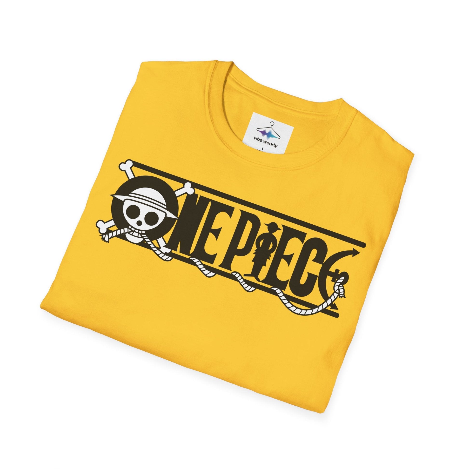 One Piece Crew Graphic T-Shirt — Anime Pirate Tee with Straw Hat Logo Printify