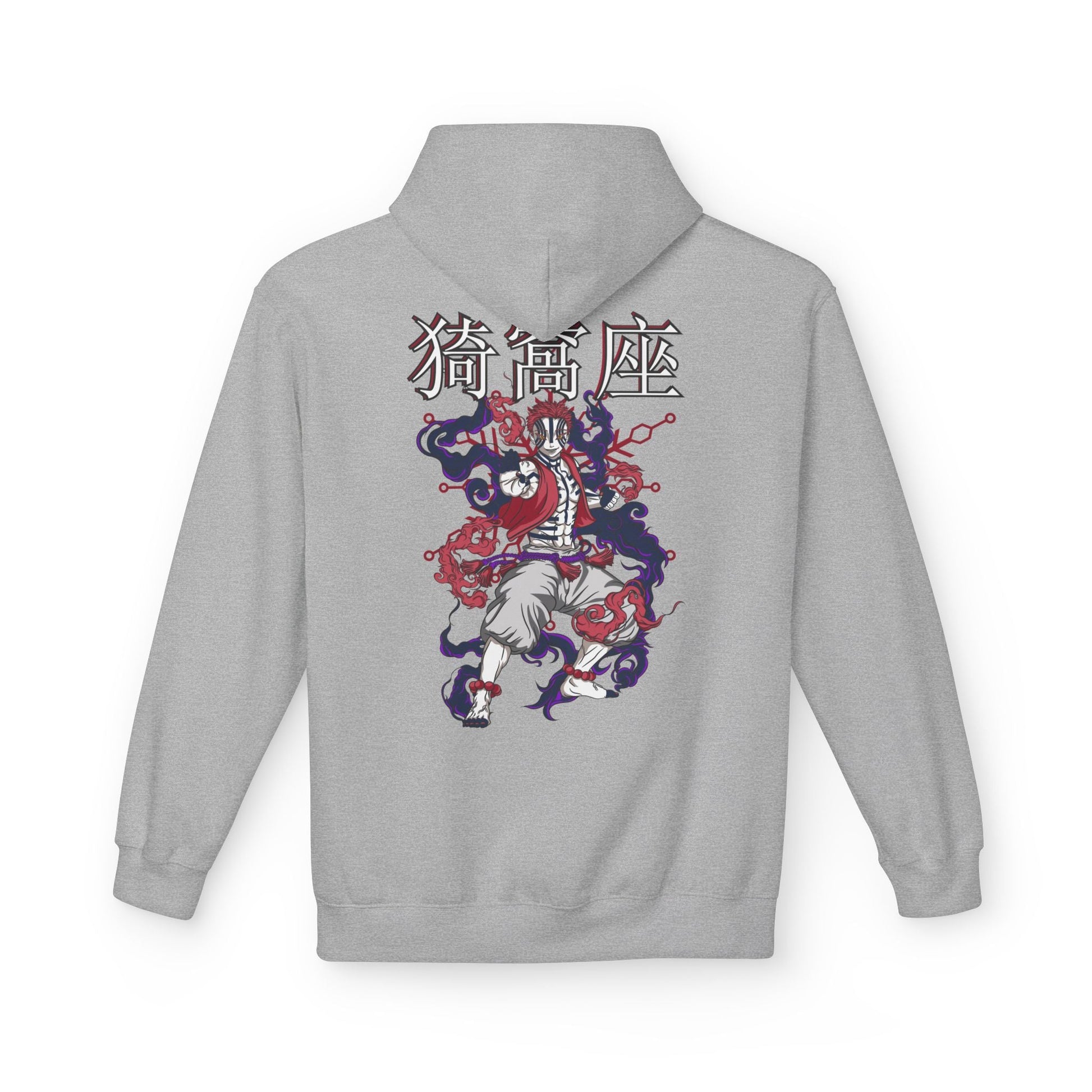 Hoodie - Akaza from Anime Slayer Graphic Design Printify