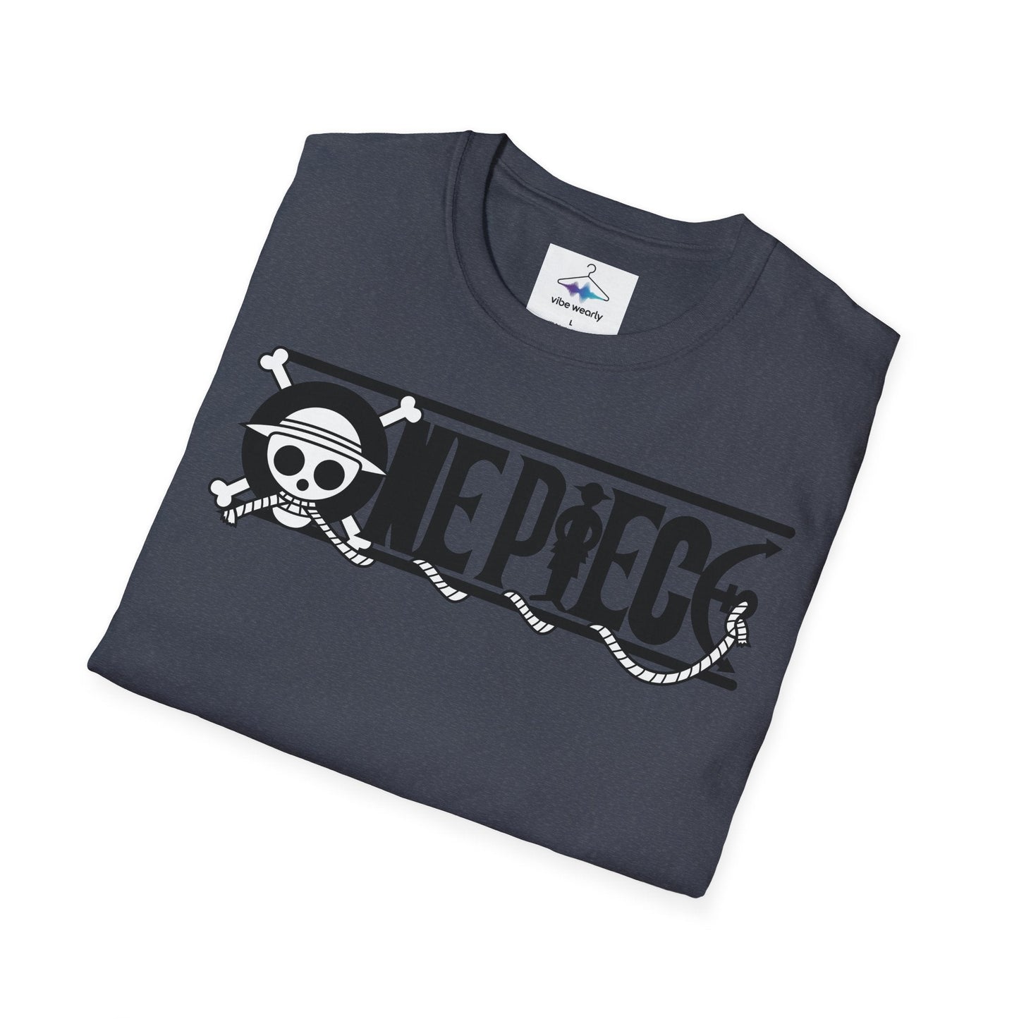 One Piece Crew Graphic T-Shirt — Anime Pirate Tee with Straw Hat Logo Printify